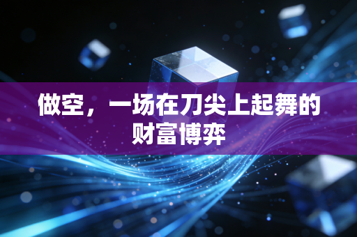 做空，一场在刀尖上起舞的财富博弈