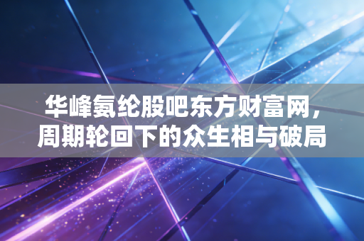 华峰氨纶股吧东方财富网，周期轮回下的众生相与破局之道