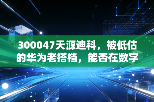 300047天源迪科，被低估的华为老搭档，能否在数字经济浪潮中迎来第二春？