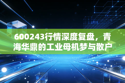 600243行情深度复盘,青海华鼎的工业母机梦与散户的现实博弈