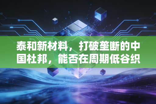 泰和新材料,打破垄断的中国杜邦,能否在周期低谷织出黄金未来?