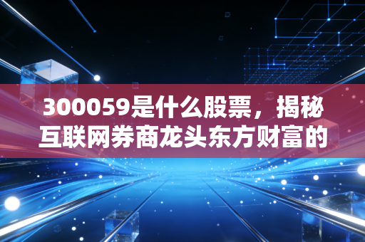 300059是什么股票,揭秘互联网券商龙头东方财富的财富密码