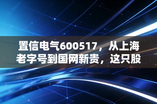 置信电气600517，从上海老字号到国网新贵，这只股还能信得过吗？