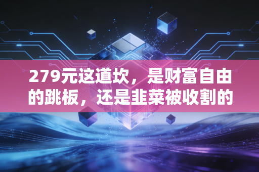 279元这道坎，是财富自由的跳板，还是韭菜被收割的信号？