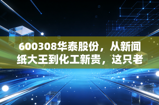 600308华泰股份,从新闻纸大王到化工新贵,这只老牌白马股还能穿越周期吗?