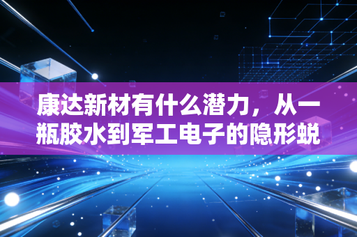 康达新材有什么潜力，从一瓶胶水到军工电子的隐形蜕变