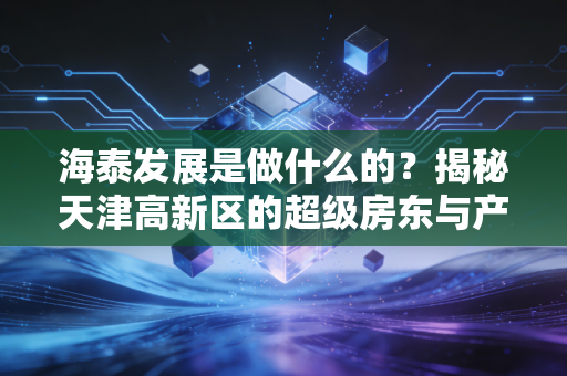 海泰发展是做什么的?揭秘天津高新区的超级房东与产业孵化者