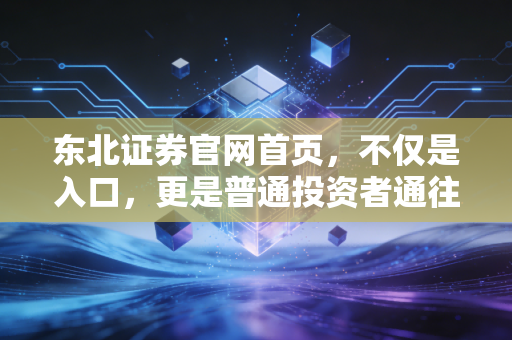 东北证券官网首页,不仅是入口,更是普通投资者通往财富世界的第一扇窗
