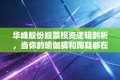 华峰股份股票投资逻辑剖析,当你的瑜伽裤和跑鞋都在降价时,这家化工巨头还有机会吗?
