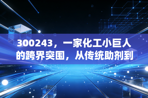 300243，一家化工小巨人的跨界突围，从传统助剂到黑磷神话的艰难转身