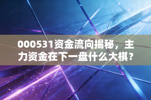 000531资金流向揭秘，主力资金在下一盘什么大棋？散户朋友该何去何从？
