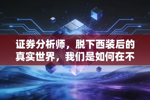 证券分析师,脱下西装后的真实世界,我们是如何在不确定性中寻找确定的?