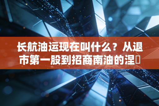 长航油运现在叫什么?从退市第一股到招商南油的涅槃重生,这只船究竟还能不能坐?