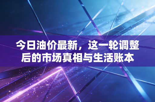 今日油价最新,这一轮调整后的市场真相与生活账本