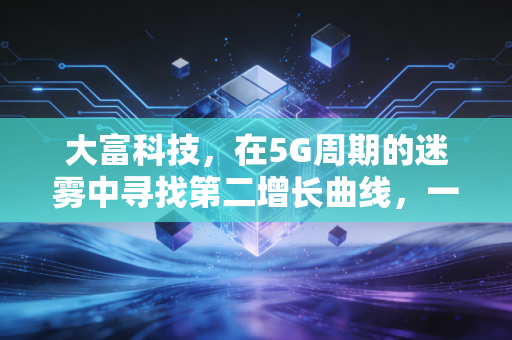 大富科技,在5G周期的迷雾中寻找第二增长曲线,一场制造业的硬核突围