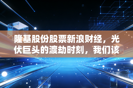 隆基股份股票新浪财经,光伏巨头的渡劫时刻,我们该如何守住钱袋子?