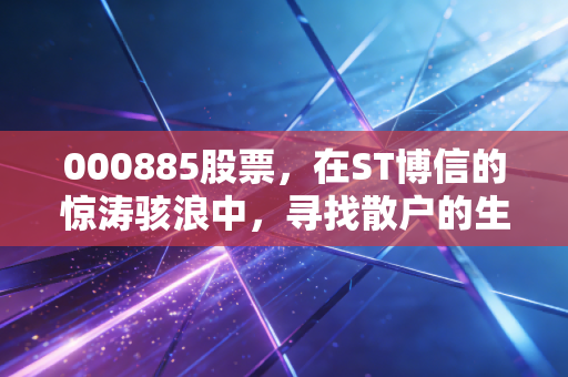 000885股票,在ST博信的惊涛骇浪中,寻找散户的生存之道