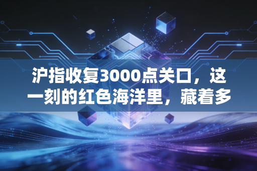 沪指收复3000点关口,这一刻的红色海洋里,藏着多少人的悲喜交加