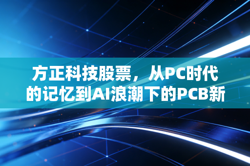 方正科技股票，从PC时代的记忆到AI浪潮下的PCB新贵，这只老牌股还能追吗？