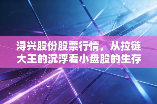 浔兴股份股票行情，从拉链大王的沉浮看小盘股的生存法则