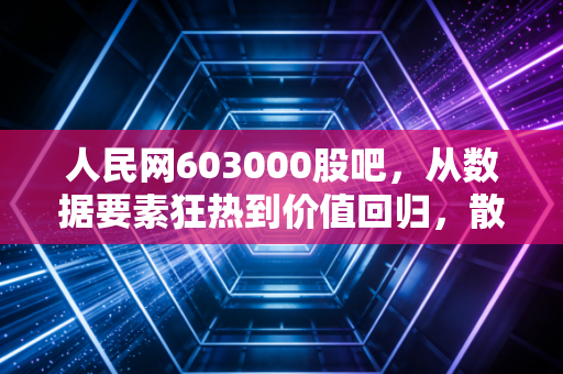 人民网603000股吧,从数据要素狂热到价值回归,散户眼中的国家队信仰