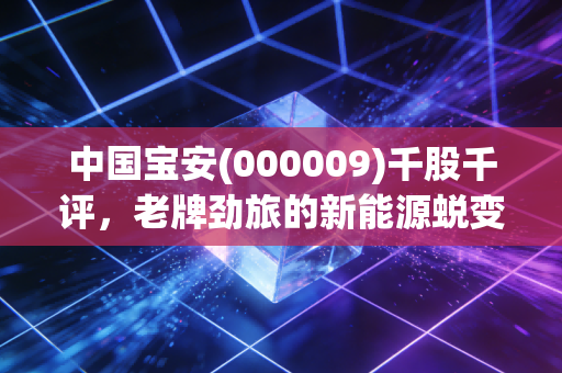 中国宝安(000009)千股千评,老牌劲旅的新能源蜕变与市场情绪的博弈