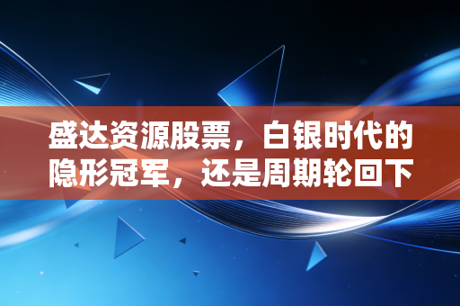 盛达资源股票,白银时代的隐形冠军,还是周期轮回下的豪赌?