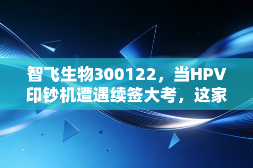 智飞生物300122，当HPV印钞机遭遇续签大考，这家疫苗龙头还能狂奔多久？