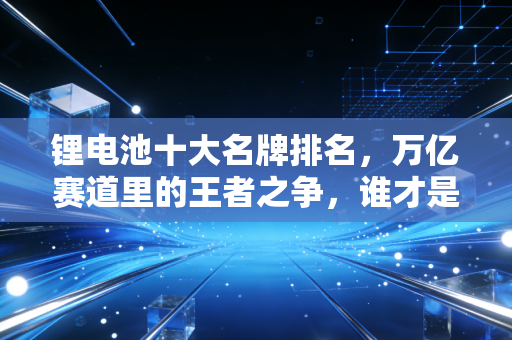 锂电池十大名牌排名,万亿赛道里的王者之争,谁才是真正的电池之王?