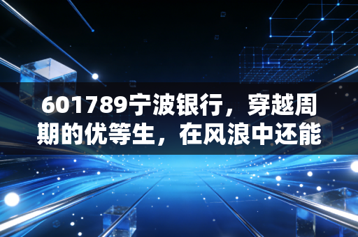 601789宁波银行,穿越周期的优等生,在风浪中还能稳坐钓鱼台吗?
