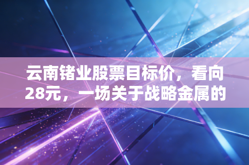 云南锗业股票目标价,看向28元,一场关于战略金属的深度博弈