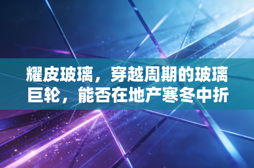 耀皮玻璃,穿越周期的玻璃巨轮,能否在地产寒冬中折射出新的光芒?