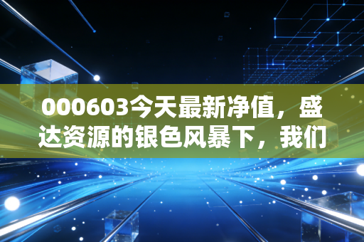000603今天最新净值,盛达资源的银色风暴下,我们该如何守住钱袋子?
