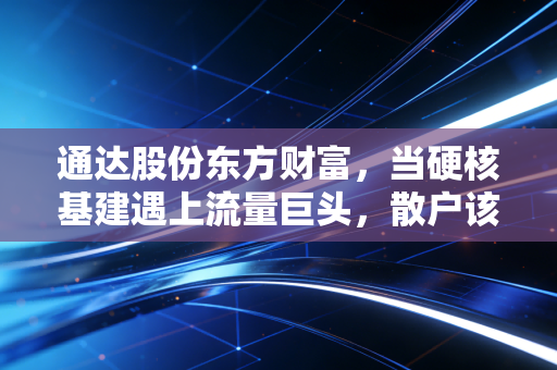 通达股份东方财富,当硬核基建遇上流量巨头,散户该如何在这场冰与火的博弈中突围?