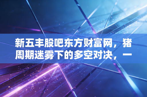 新五丰股吧东方财富网,猪周期迷雾下的多空对决,一场关于信仰与现实的博弈