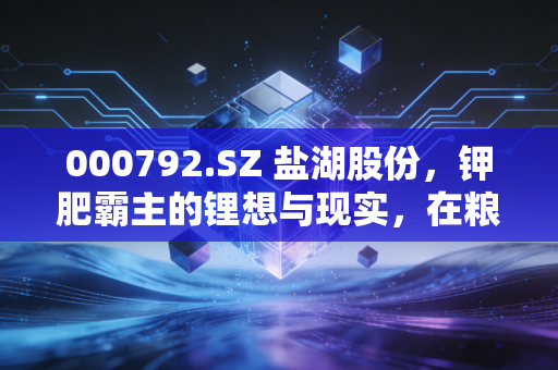 000792.SZ 盐湖股份,钾肥霸主的锂想与现实,在粮仓与资本之间寻找平衡