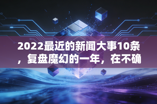 2022最近的新闻大事10条,复盘魔幻的一年,在不确定性中寻找确定性