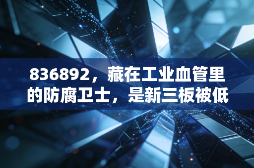 836892，藏在工业血管里的防腐卫士，是新三板被低估的隐形冠军吗？