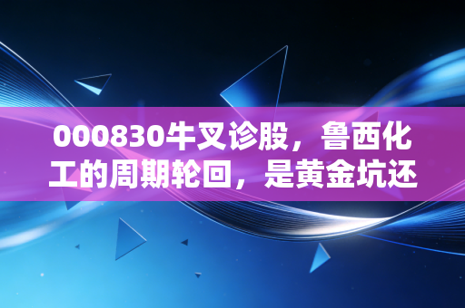 000830牛叉诊股,鲁西化工的周期轮回,是黄金坑还是无底洞?