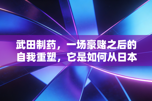 武田制药,一场豪赌之后的自我重塑,它是如何从日本药企蜕变为全球巨头的?