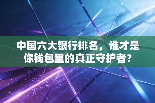 中国六大银行排名,谁才是你钱包里的真正守护者?