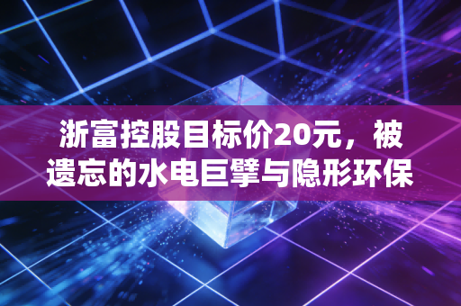浙富控股目标价20元,被遗忘的水电巨擘与隐形环保冠军,能否演绎一场戴维斯双击?