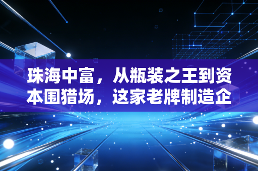 珠海中富，从瓶装之王到资本围猎场，这家老牌制造企业还能讲出新故事吗？
