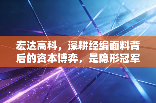 宏达高科,深耕经编面料背后的资本博弈,是隐形冠军还是投资大亨?