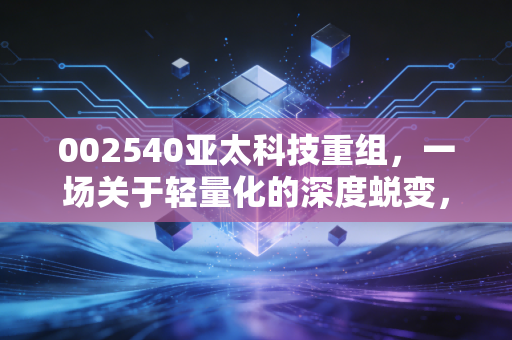 002540亚太科技重组,一场关于轻量化的深度蜕变,是风口上的猪还是硬核科技的突围?