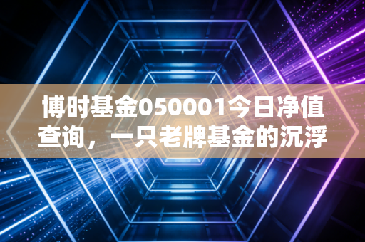 博时基金050001今日净值查询,一只老牌基金的沉浮与我们的投资哲学
