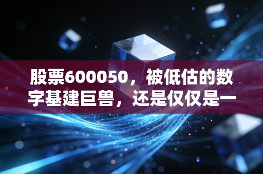 股票600050，被低估的数字基建巨兽，还是仅仅是一张旧时代的电话卡？