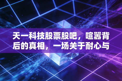 天一科技股票股吧,喧嚣背后的真相,一场关于耐心与博弈的修行