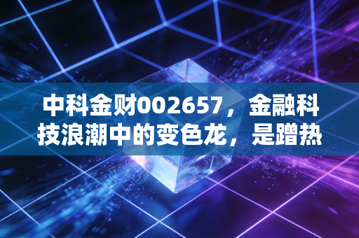 中科金财002657,金融科技浪潮中的变色龙,是蹭热点还是真变革?