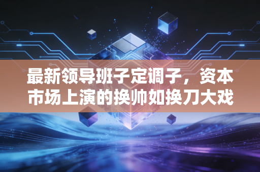 最新领导班子定调子,资本市场上演的换帅如换刀大戏,是救赎还是折腾?
